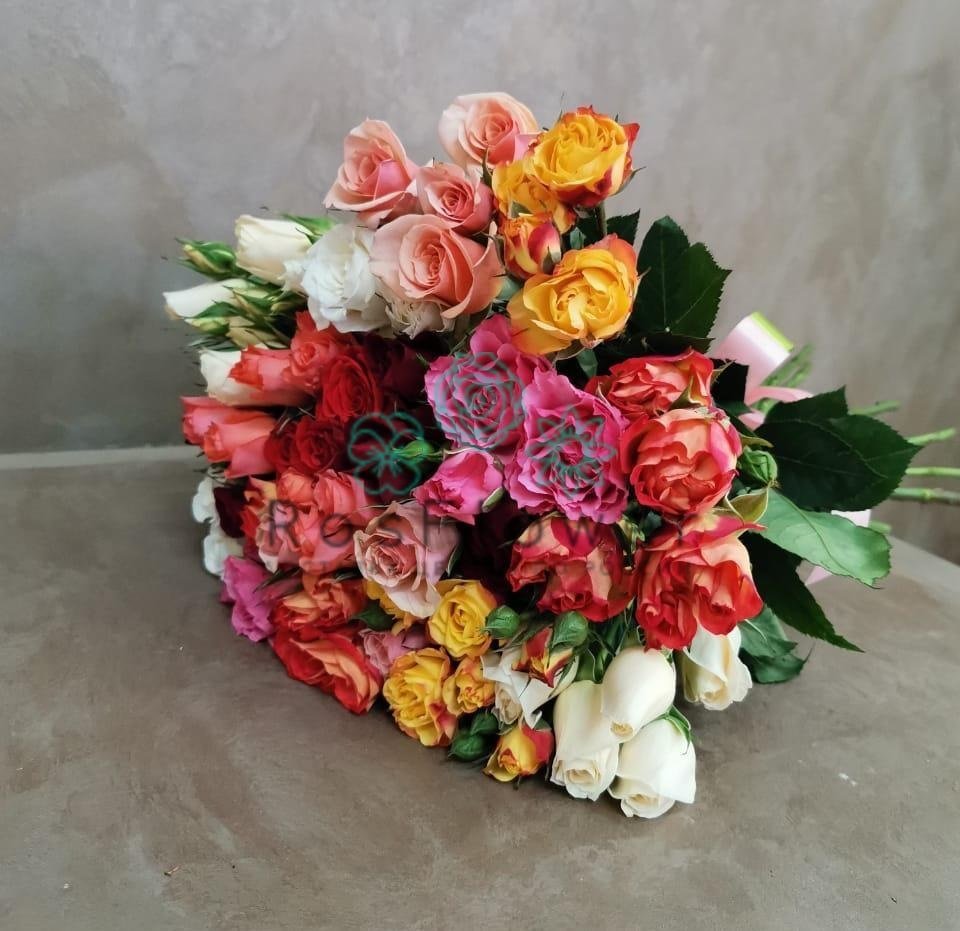 Букет цветов из: Розы в Межевом