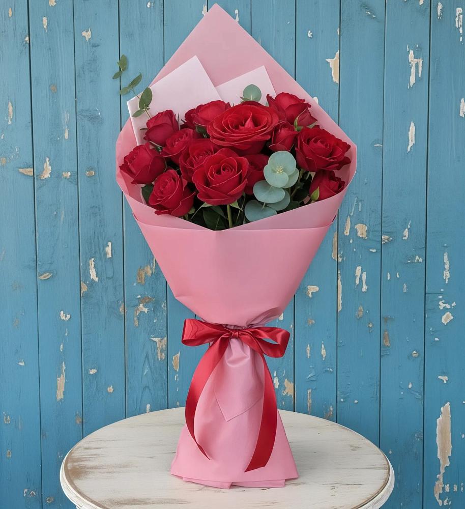 Букет цветов из: Розы в Межевом