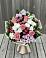 Букет цветов из: Альстромерии, Гвоздики, Розы и Хризантемы в Межевом