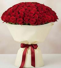 Букет 101 Красная роза Милано #REPLACE_PRED# Межевом