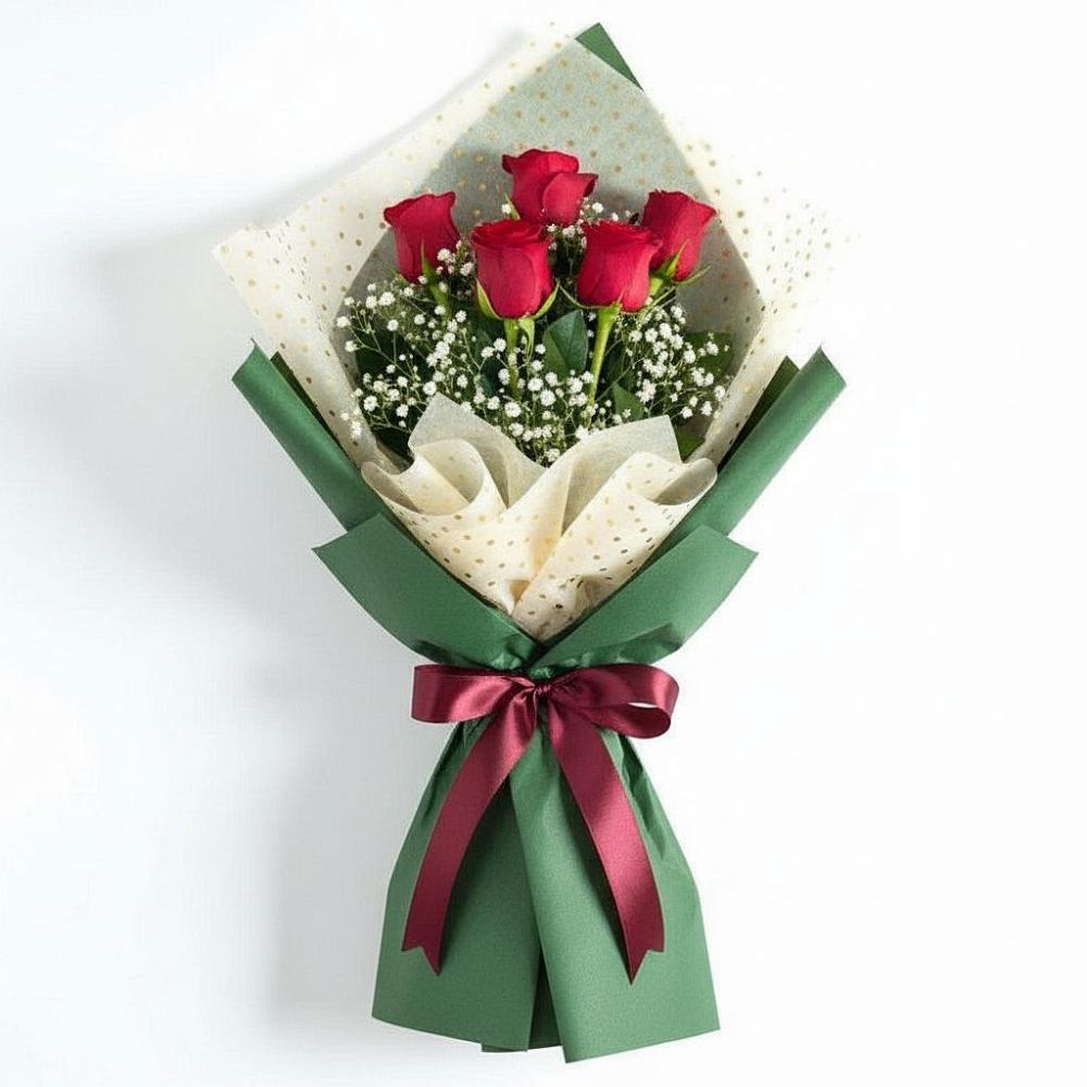 Букет цветов из: Розы в Межевом