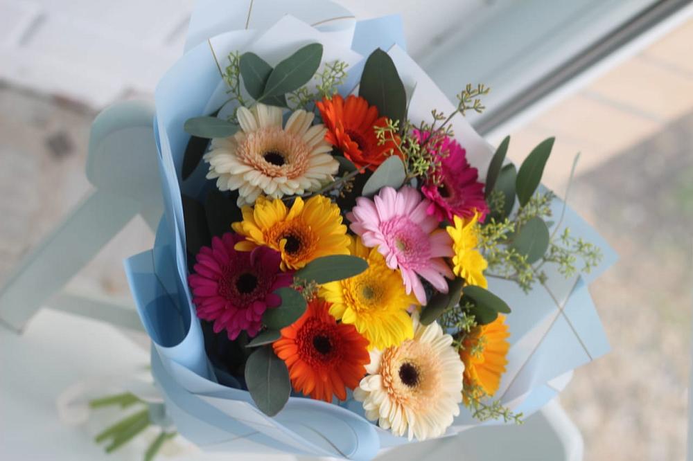 Букет цветов из: Герберы в Межевом