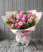 Букет Розовый кустик #REPLACE_PRED# Межевом