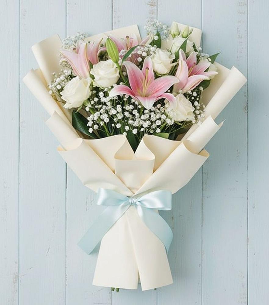 Букет цветов из: Лилии в Межевом