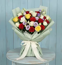 Букет цветов из:  Розы в Межевом