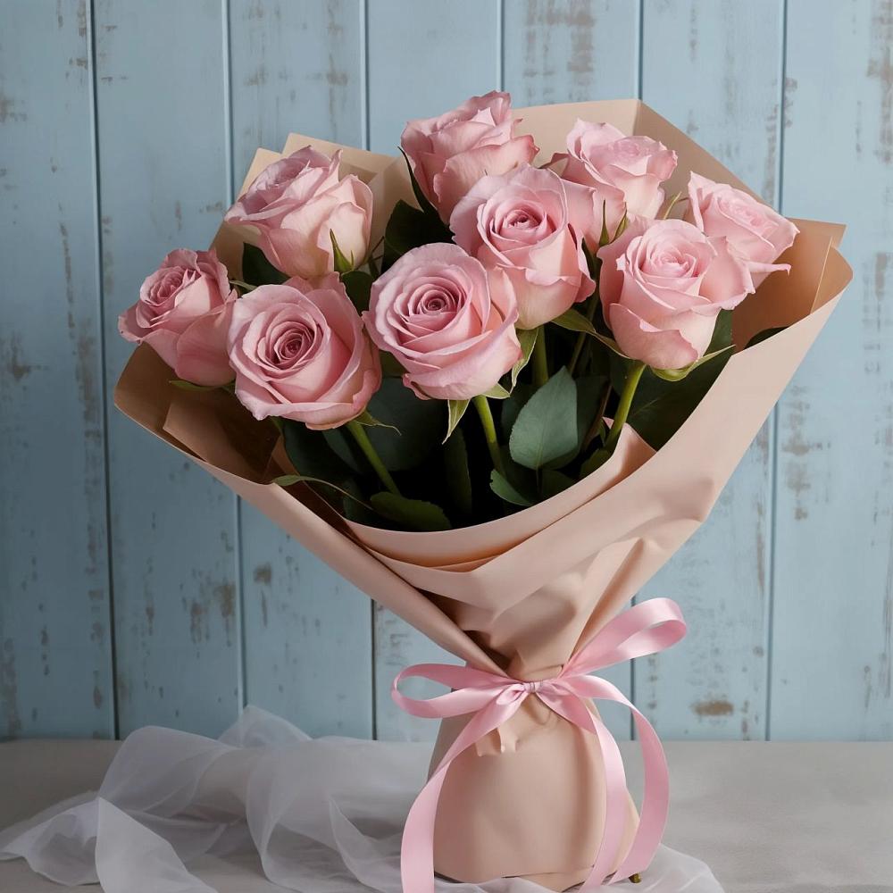 Букет цветов из: Розы в Межевом