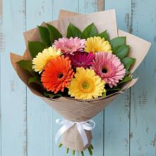 Букет цветов из:  Герберы #REPLACE_PRED# Межевом
