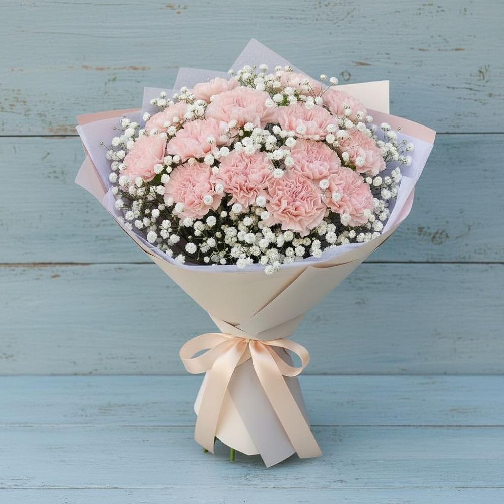 Букет цветов из: Гвоздики в Межевом