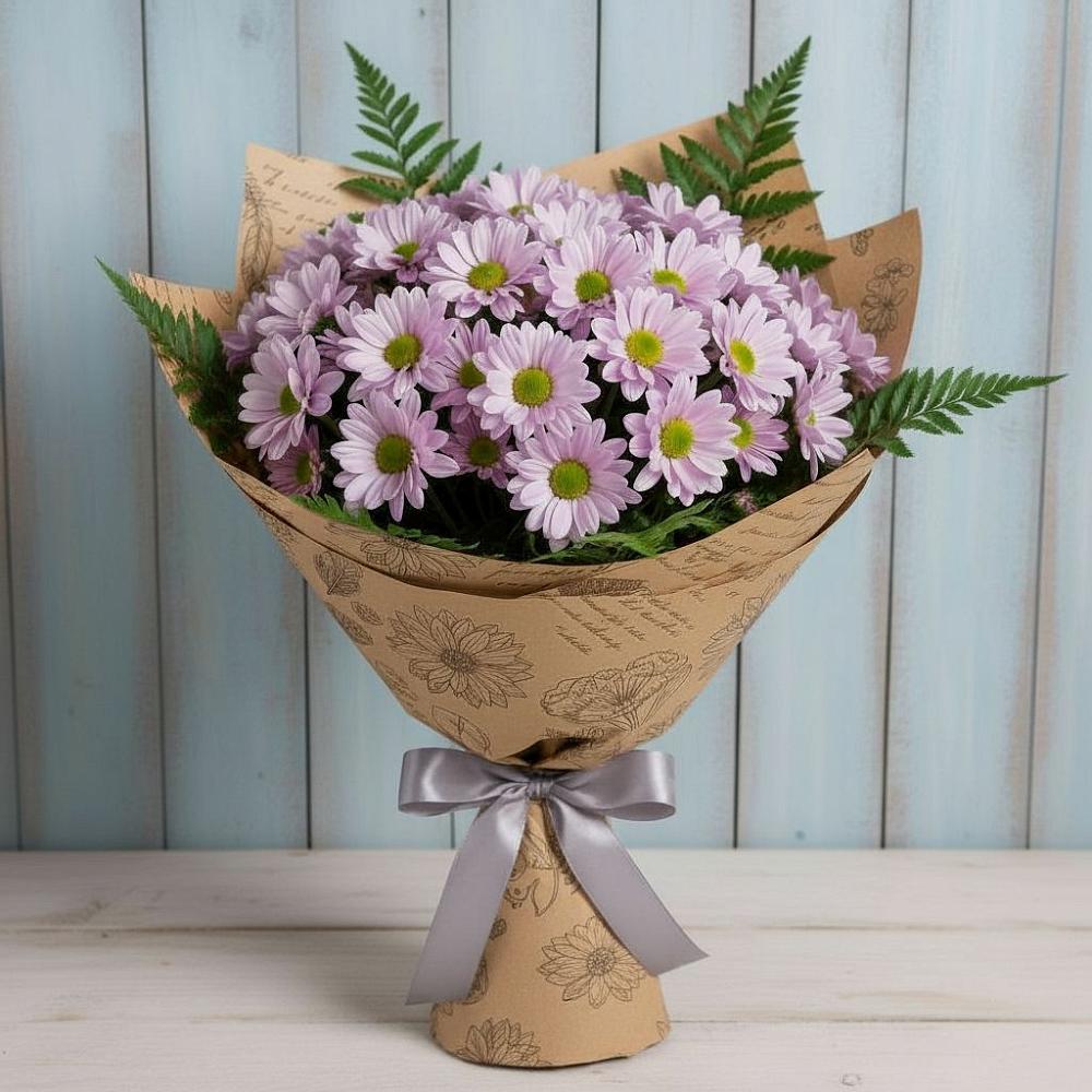Букет цветов из: Хризантемы в Межевом