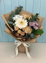 Букет цветов из:  Герберы и Хризантемы в Межевом