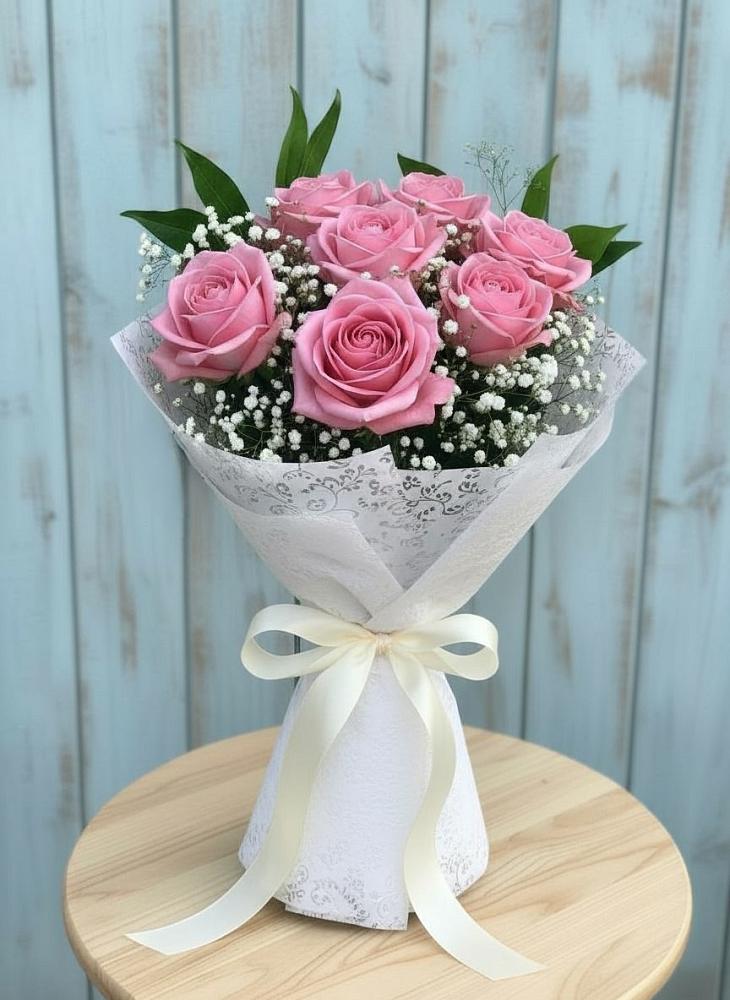 Букет цветов из: Розы в Межевом