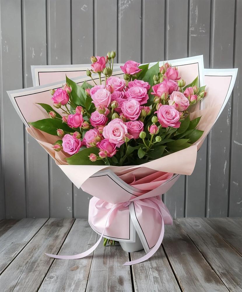 Букет Розовый кустик в Межевом