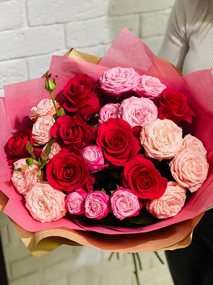 Букет цветов из: Розы в Межевом