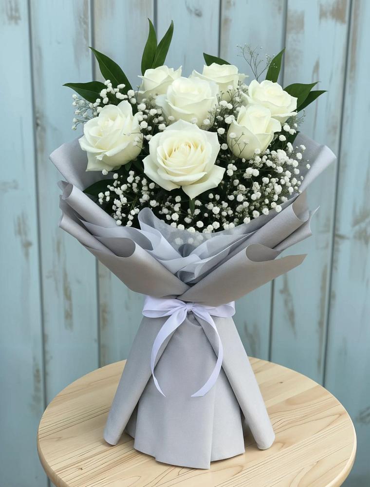 Букет цветов из: Розы в Межевом