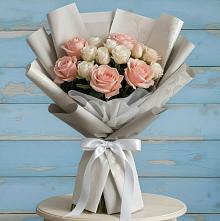 Букет цветов из:  Розы в Межевом
