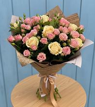 Букет цветов из:  Розы в Межевом