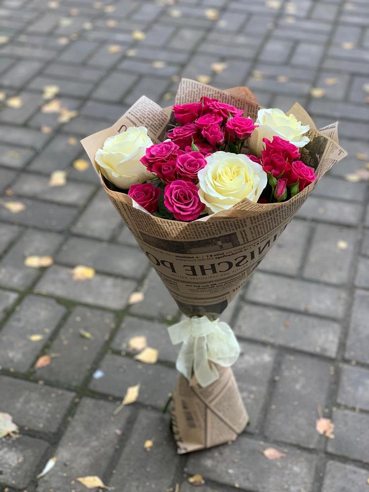 Букет цветов из: Розы в Межевом