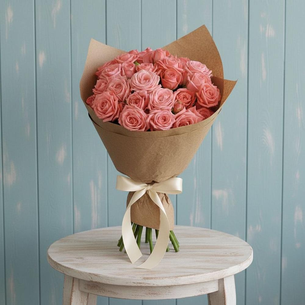 Букет цветов из: Розы в Межевом