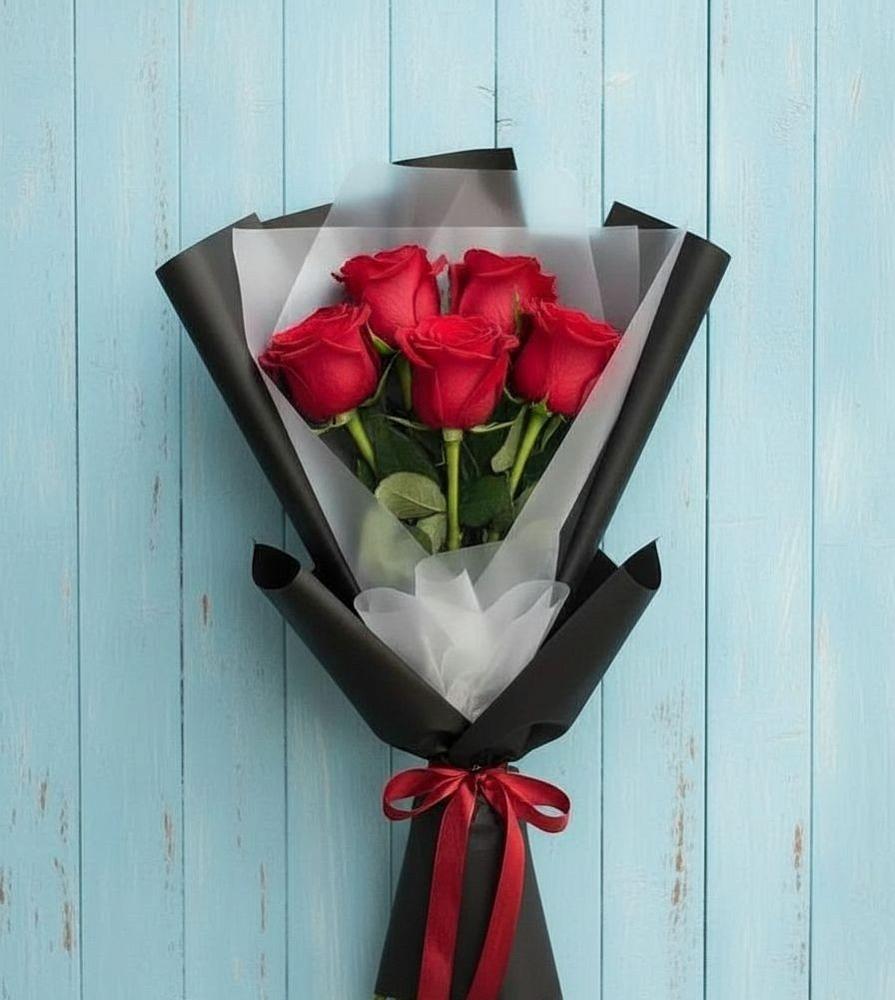 Букет цветов из: Розы в Межевом