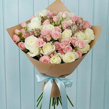Букет цветов из:  Розы в Межевом